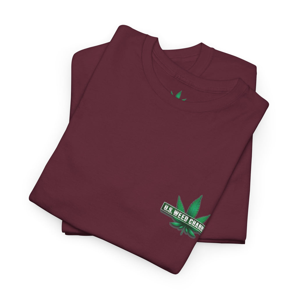 U.S. WEED CHANNEL 'Basics' T-Shirt – USWC Logo Tee