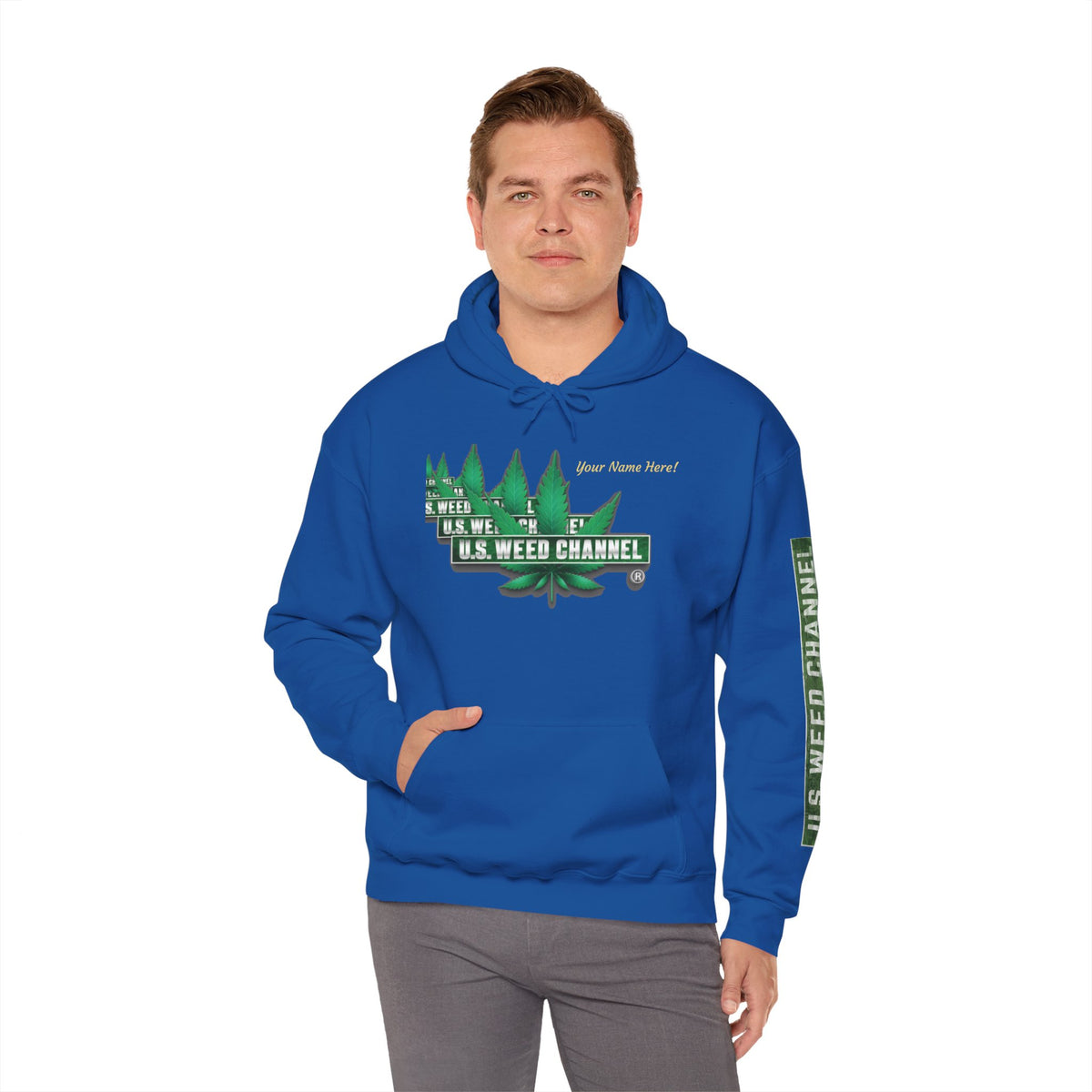 U.S. Weed Channel Hoodie — Repeater Logo Pullover