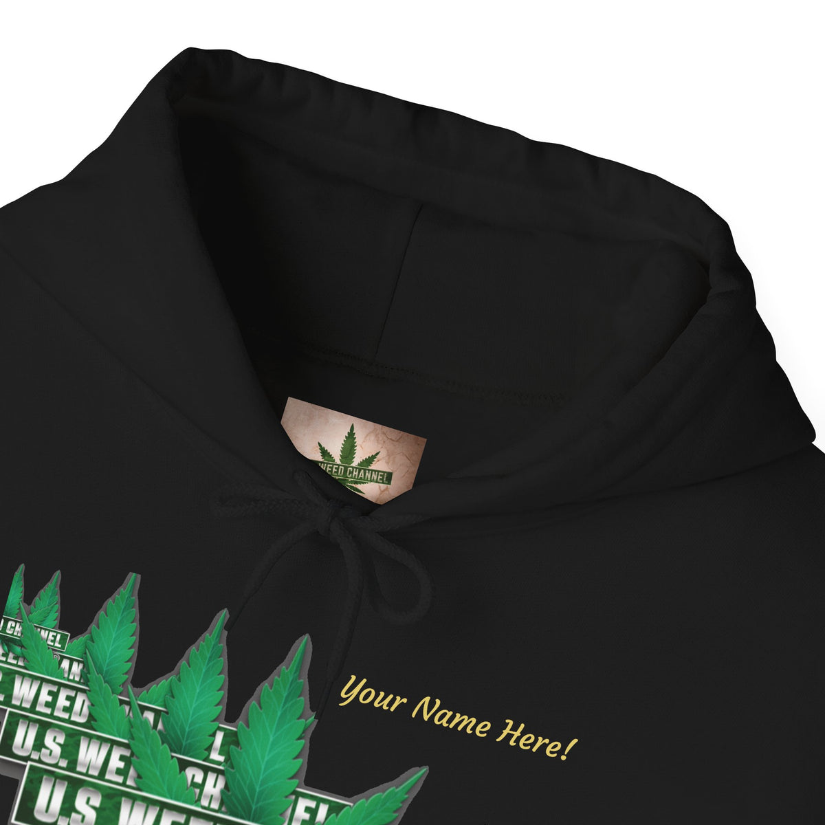 U.S. Weed Channel Hoodie — Repeater Logo Pullover