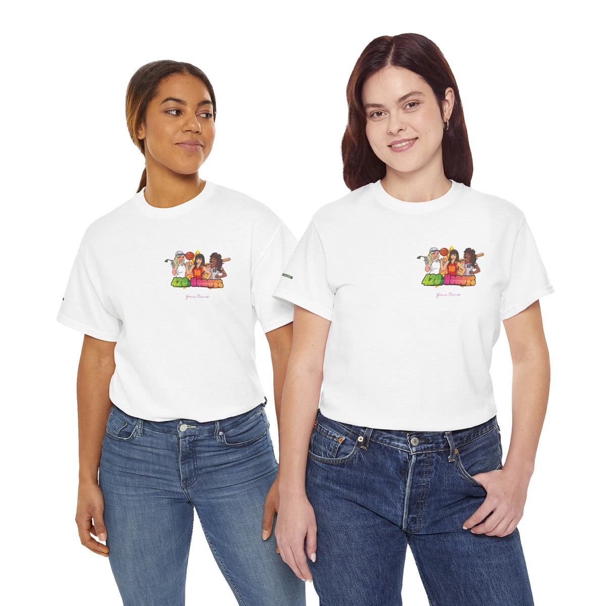 420 Honeys 'Basics' T-Shirt – USWC Logo Tee