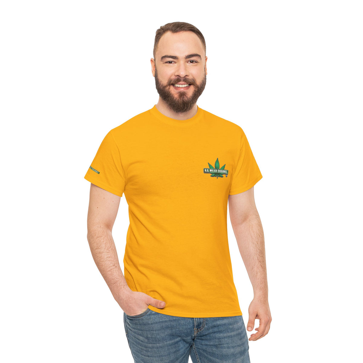 U.S. WEED CHANNEL 'Basics' T-Shirt – USWC Logo Tee