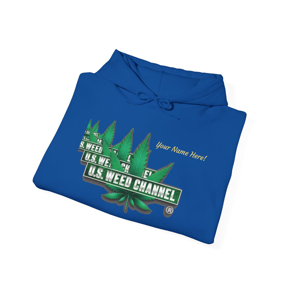 U.S. Weed Channel Hoodie — Repeater Logo Pullover