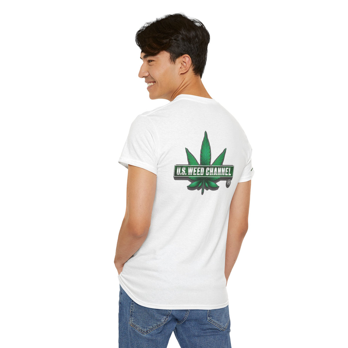 U.S. WEED CHANNEL 'Basics' T-Shirt – USWC Logo Tee