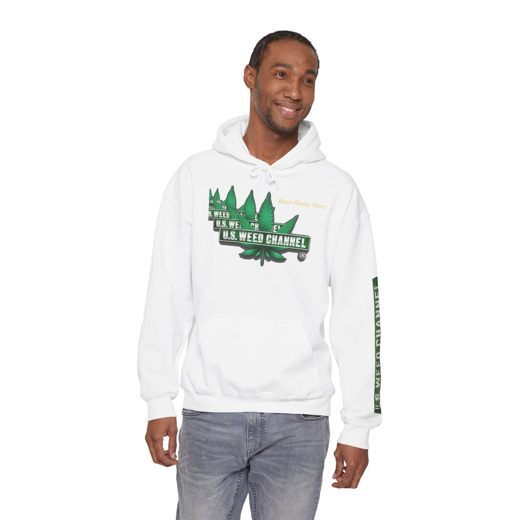 U.S. Weed Channel Hoodie — Repeater Logo Pullover