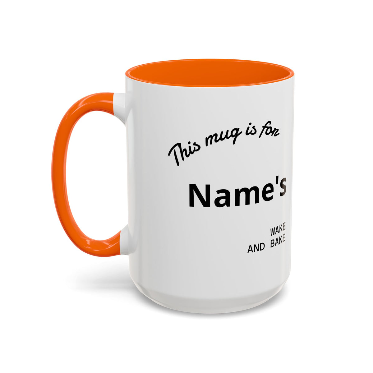 PERSONALIZED! Wake And Bake Coffee Mug with U.S. WEED CHANNEL Original Logo! - 11/15oz