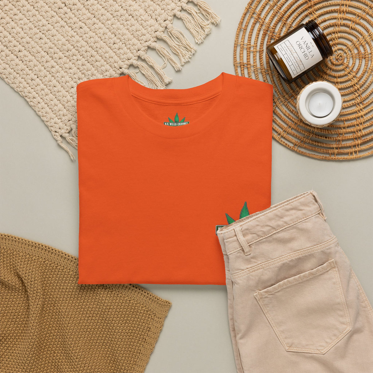 U.S. WEED CHANNEL 'Basics' T-Shirt – USWC Logo Tee