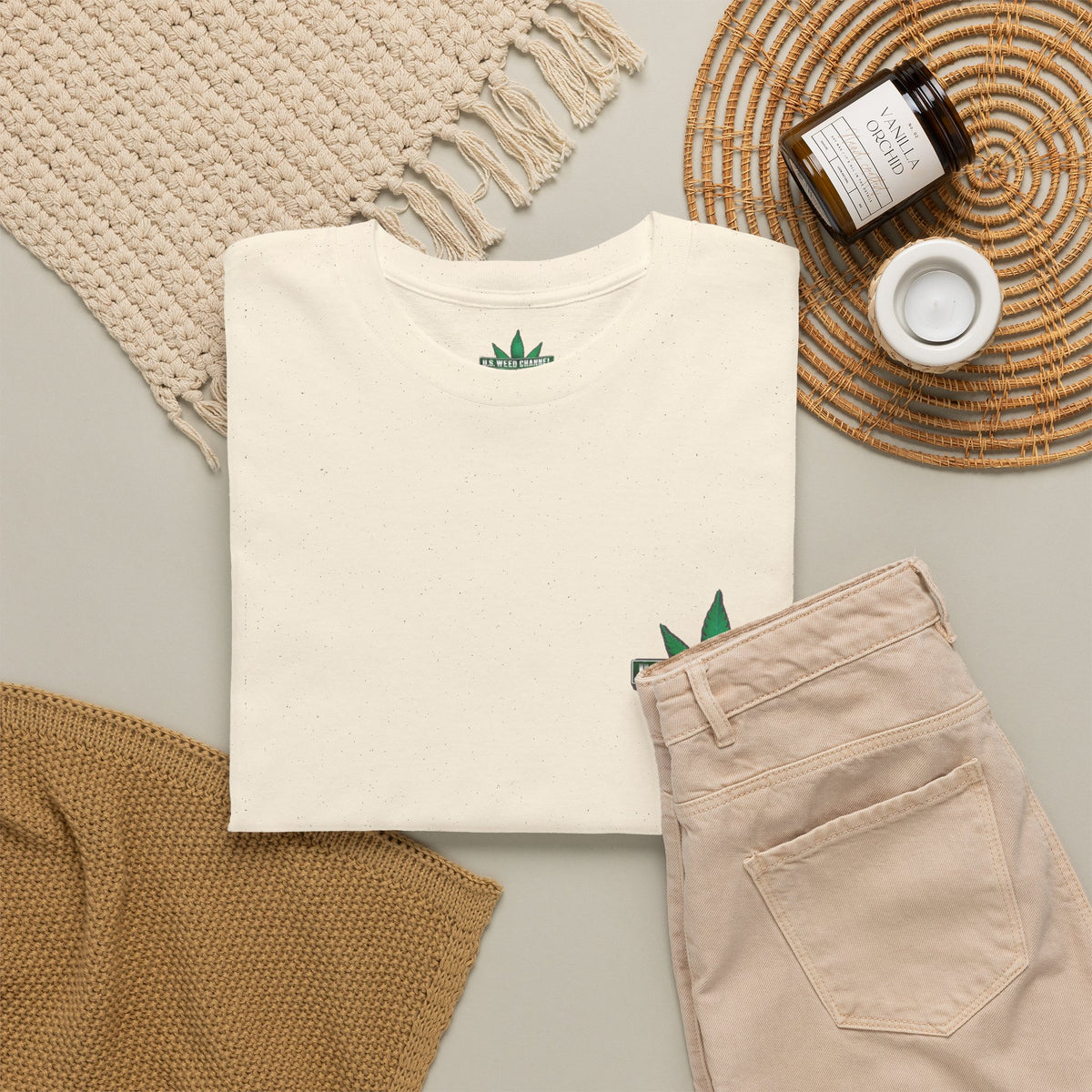 U.S. WEED CHANNEL 'Basics' T-Shirt – USWC Logo Tee