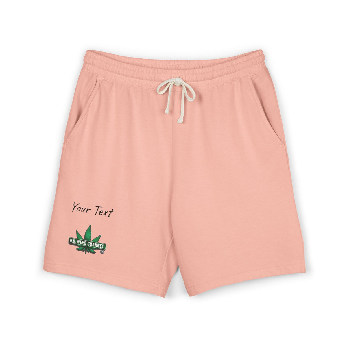 PERSONALIZED! Chillaxin' Fleece Sweat Shorts — U.S. WEED CHANNEL Branded