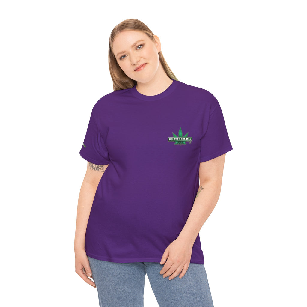 U.S. WEED CHANNEL 'Basics' T-Shirt – USWC Logo Tee
