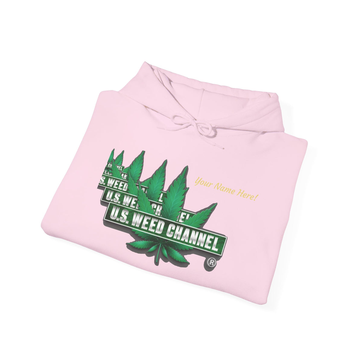 U.S. Weed Channel Hoodie — Repeater Logo Pullover