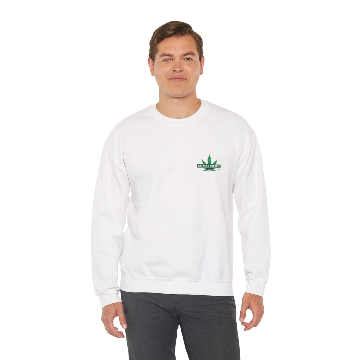 U.S. WEED CHANNEL Basics - Crewneck Everyone Sweatshirt