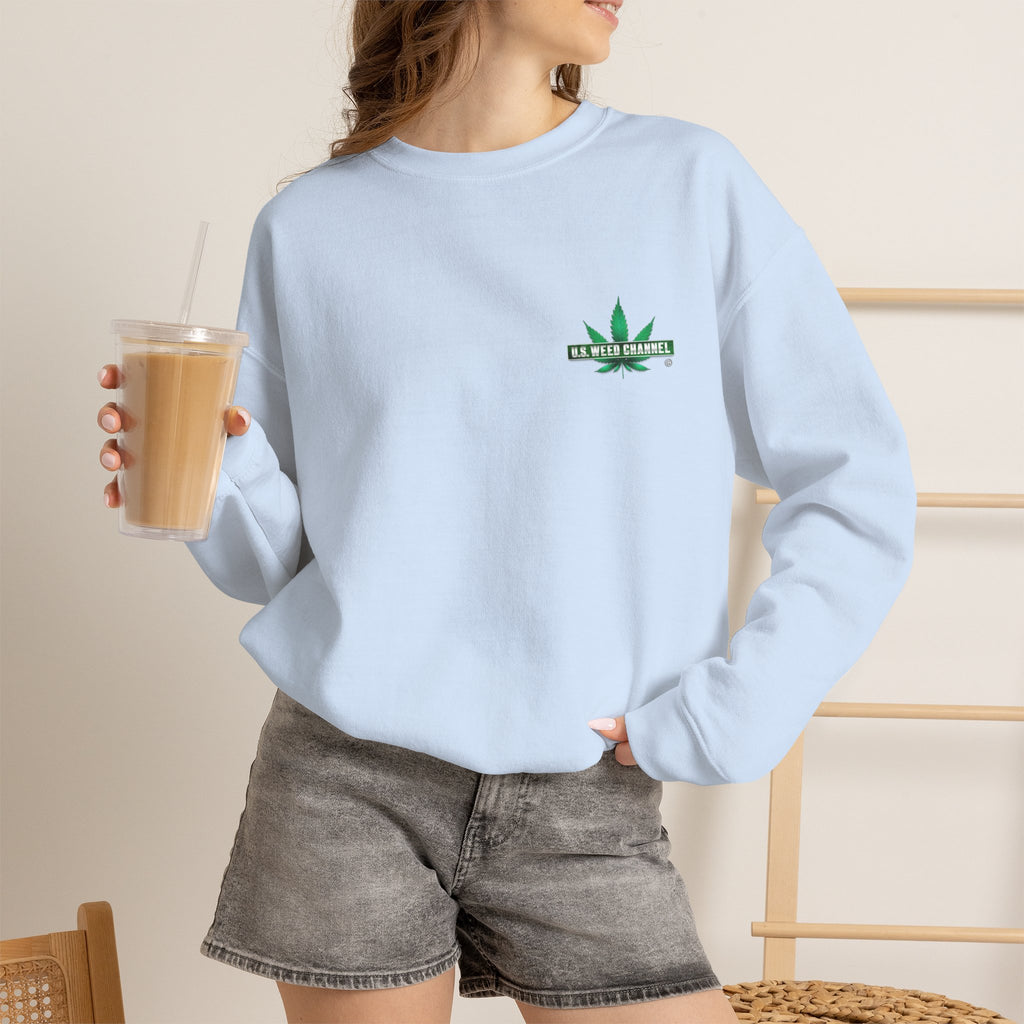 U.S. WEED CHANNEL Basics - Crewneck Everyone Sweatshirt