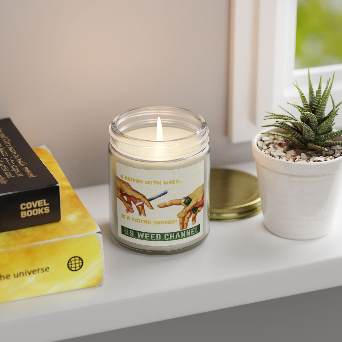 "A FRIEND WITH WEED...IS A FRIEND INDEED!" - Safety-Meeting Disguise - Scented Candles