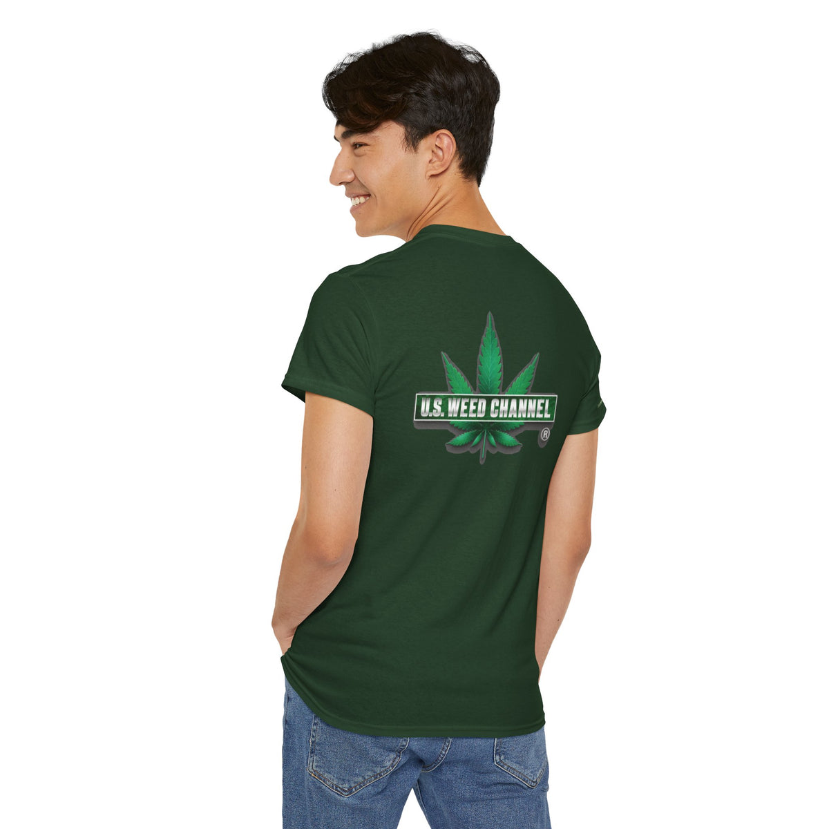 U.S. WEED CHANNEL 'Basics' T-Shirt – USWC Logo Tee