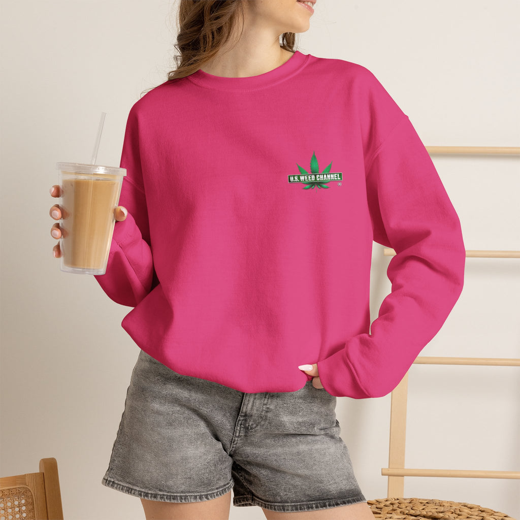 U.S. WEED CHANNEL Basics - Crewneck Everyone Sweatshirt