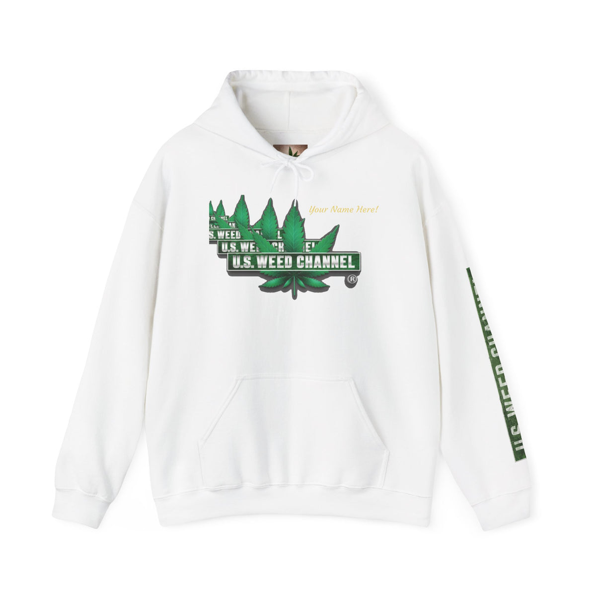 U.S. Weed Channel Hoodie — Repeater Logo Pullover
