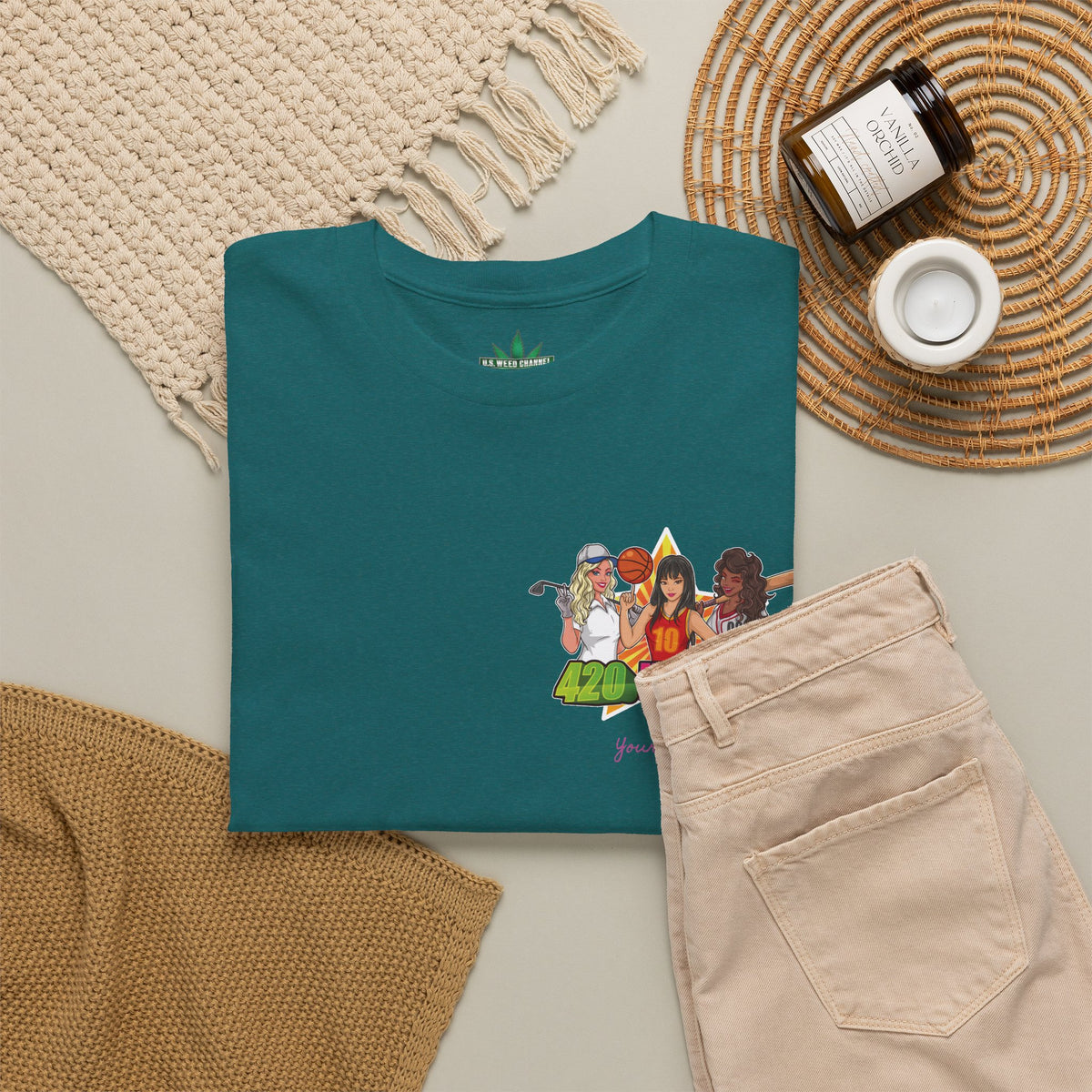 420 Honeys 'Basics' T-Shirt – USWC Logo Tee