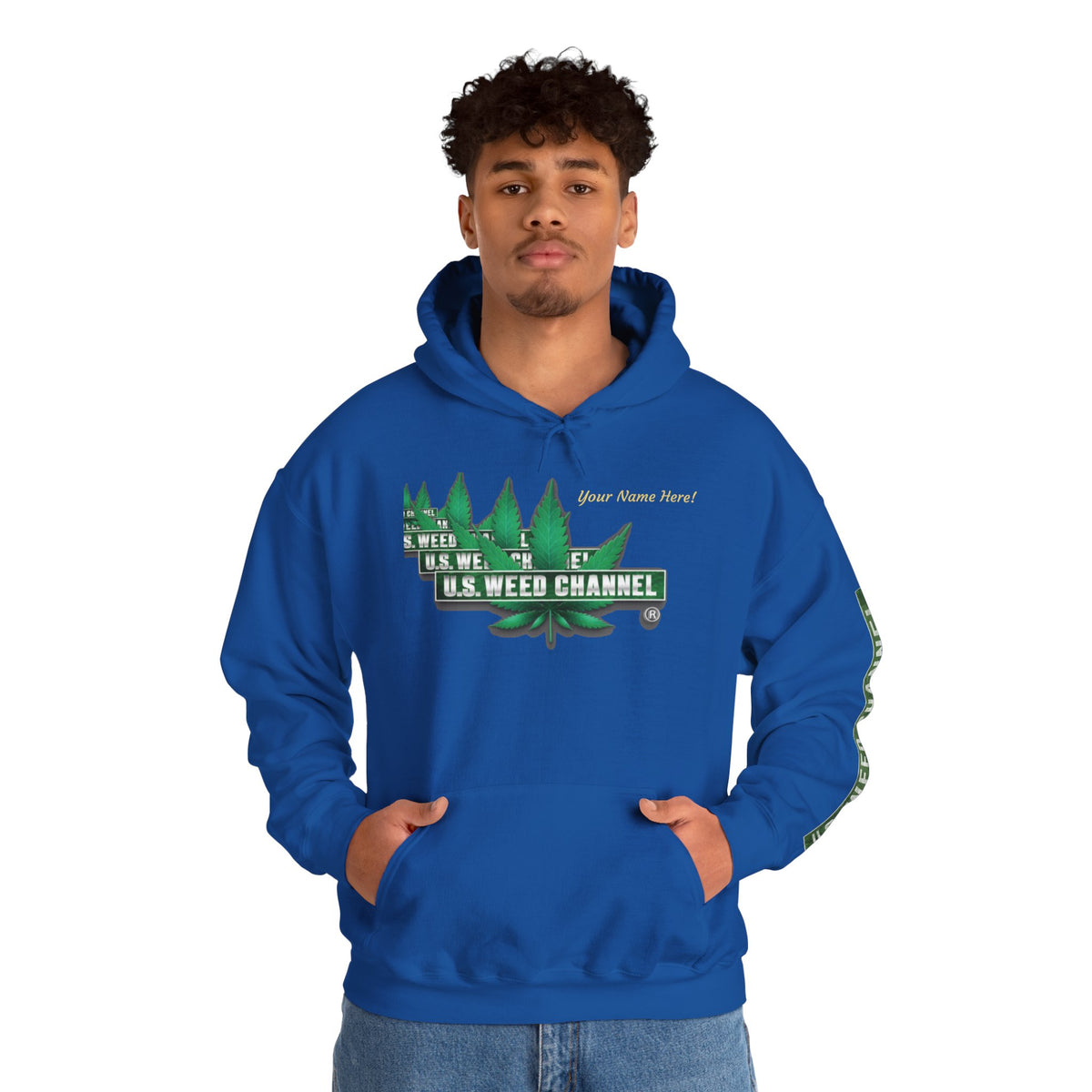U.S. Weed Channel Hoodie — Repeater Logo Pullover