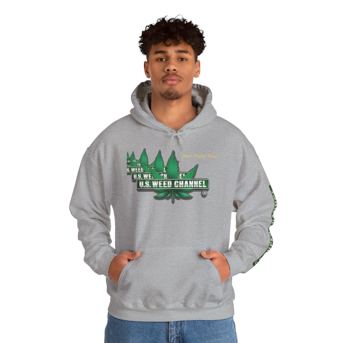 U.S. Weed Channel Hoodie — Repeater Logo Pullover