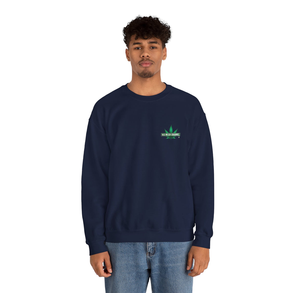 U.S. WEED CHANNEL Basics - Crewneck Everyone Sweatshirt