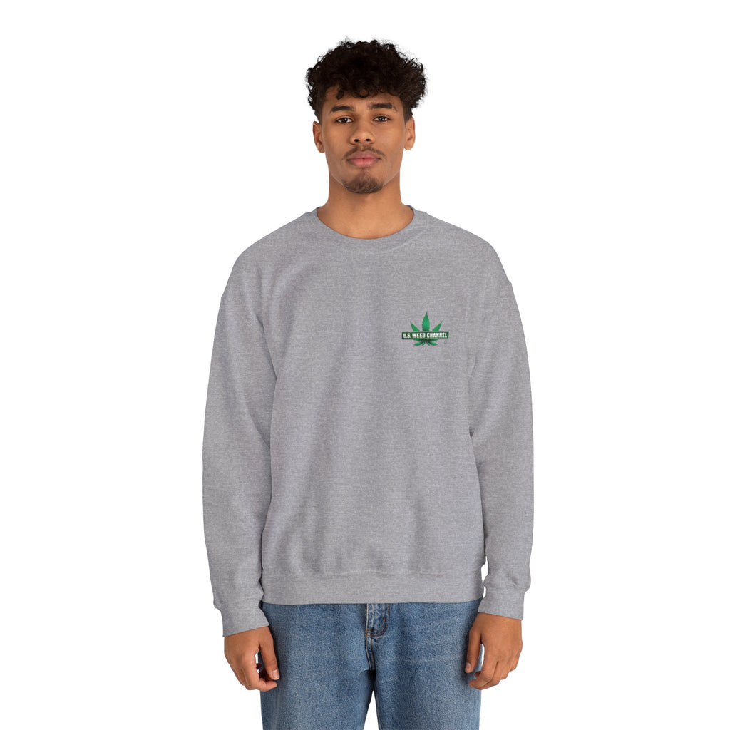 U.S. WEED CHANNEL Basics - Crewneck Everyone Sweatshirt