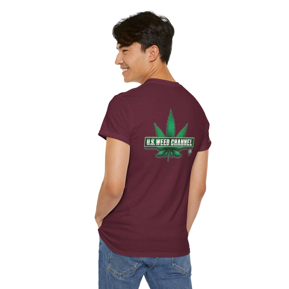 U.S. WEED CHANNEL 'Basics' T-Shirt – USWC Logo Tee