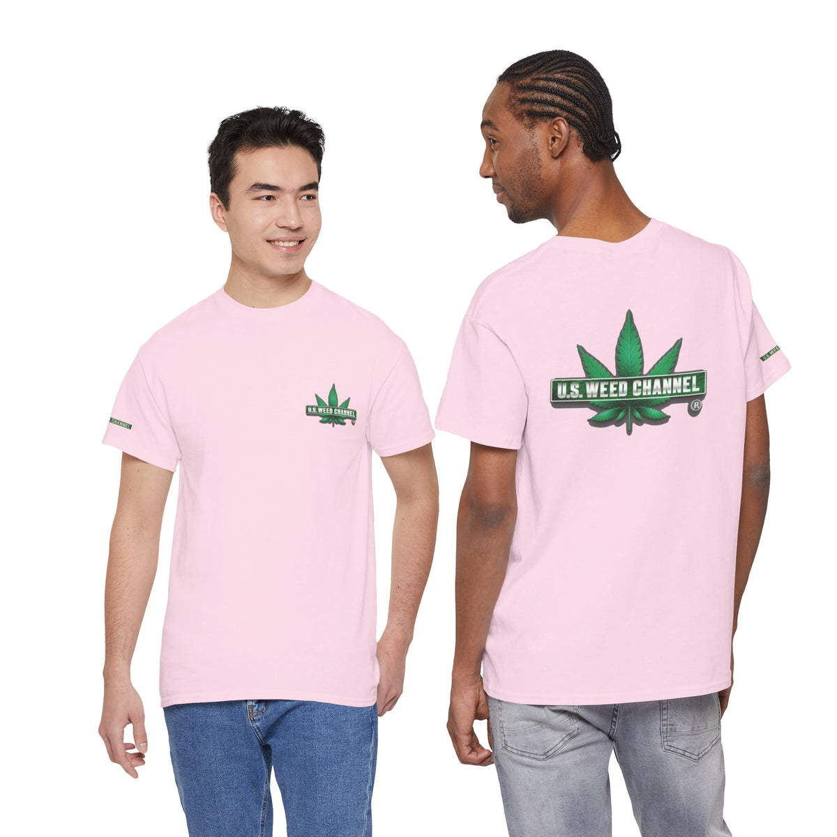 U.S. WEED CHANNEL 'Basics' T-Shirt – USWC Logo Tee