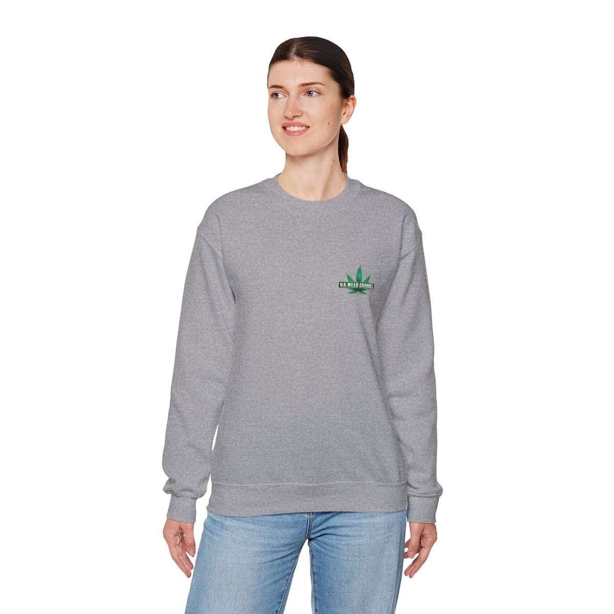 U.S. WEED CHANNEL Basics - Crewneck Everyone Sweatshirt