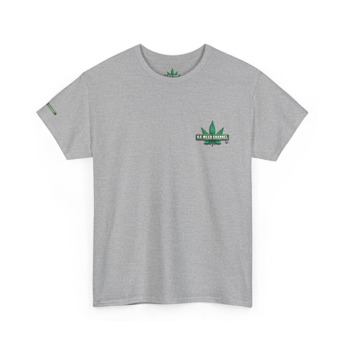 U.S. WEED CHANNEL 'Basics' T-Shirt – USWC Logo Tee