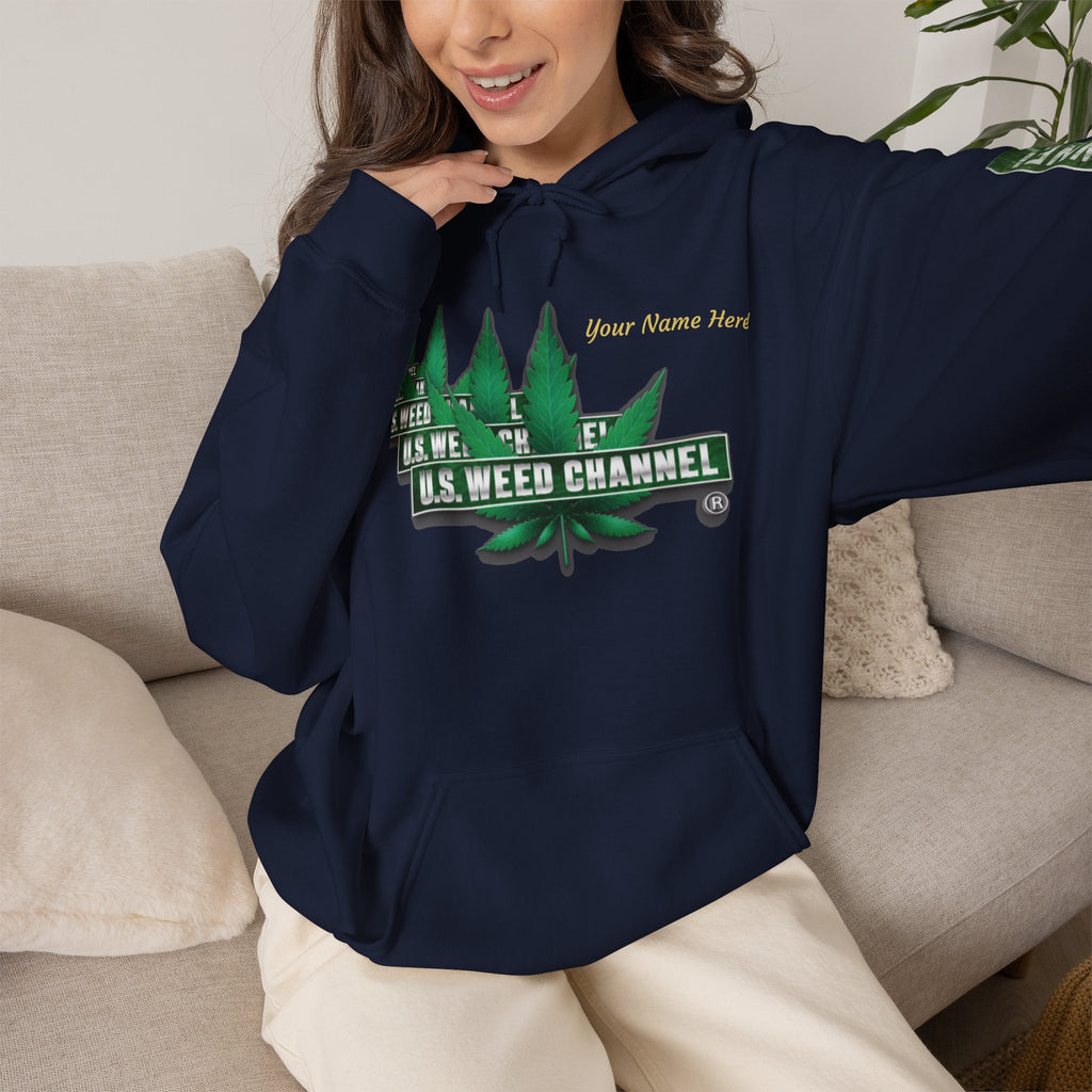 U.S. Weed Channel Hoodie — Repeater Logo Pullover