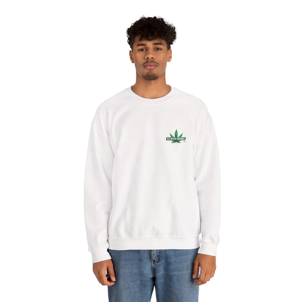U.S. WEED CHANNEL Basics - Crewneck Everyone Sweatshirt
