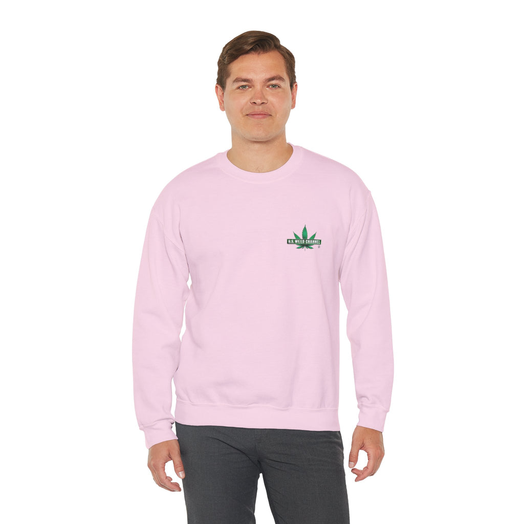U.S. WEED CHANNEL Basics - Crewneck Everyone Sweatshirt