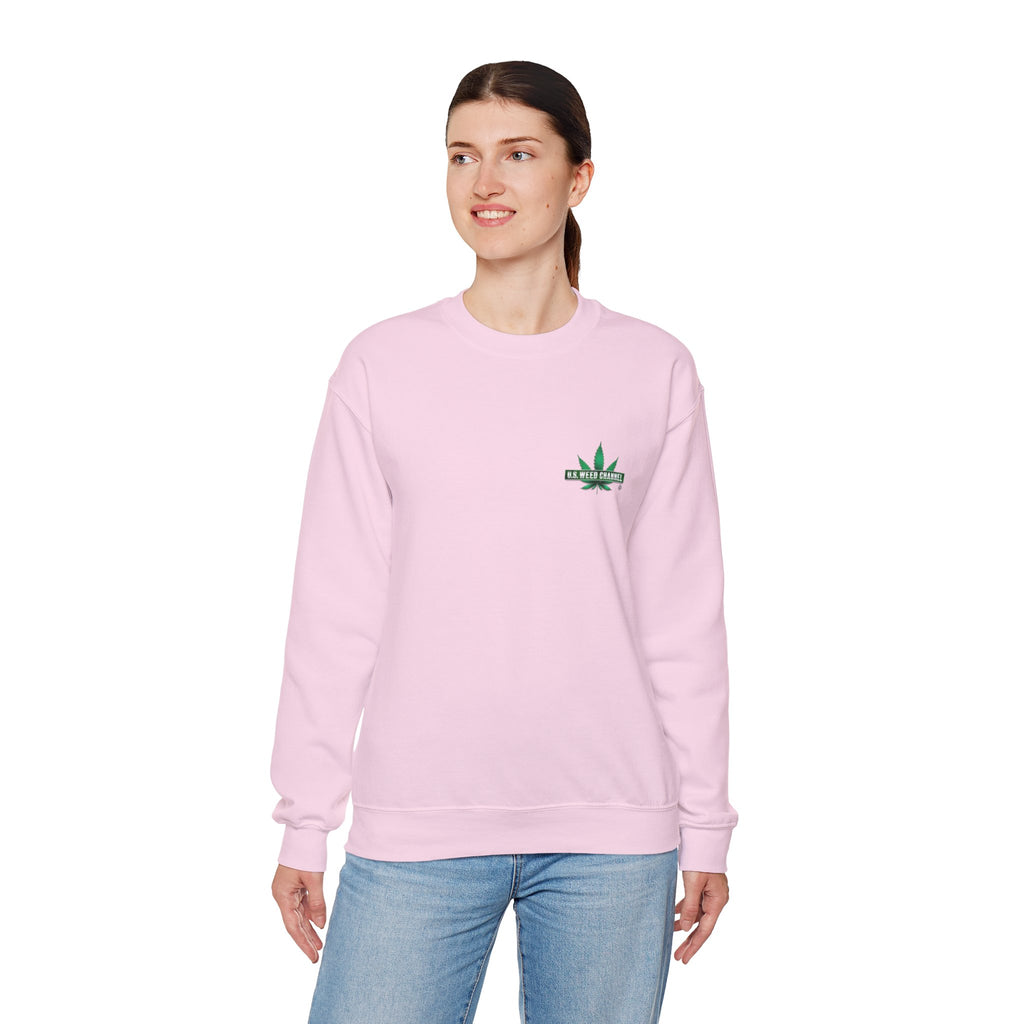 U.S. WEED CHANNEL Basics - Crewneck Everyone Sweatshirt