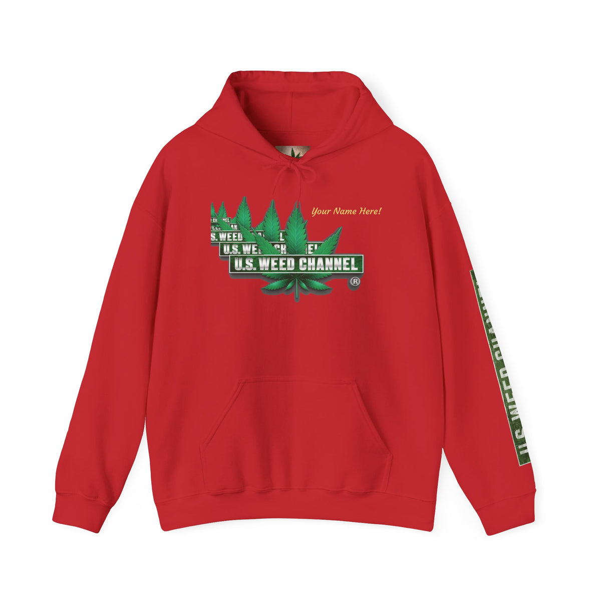 U.S. Weed Channel Hoodie — Repeater Logo Pullover