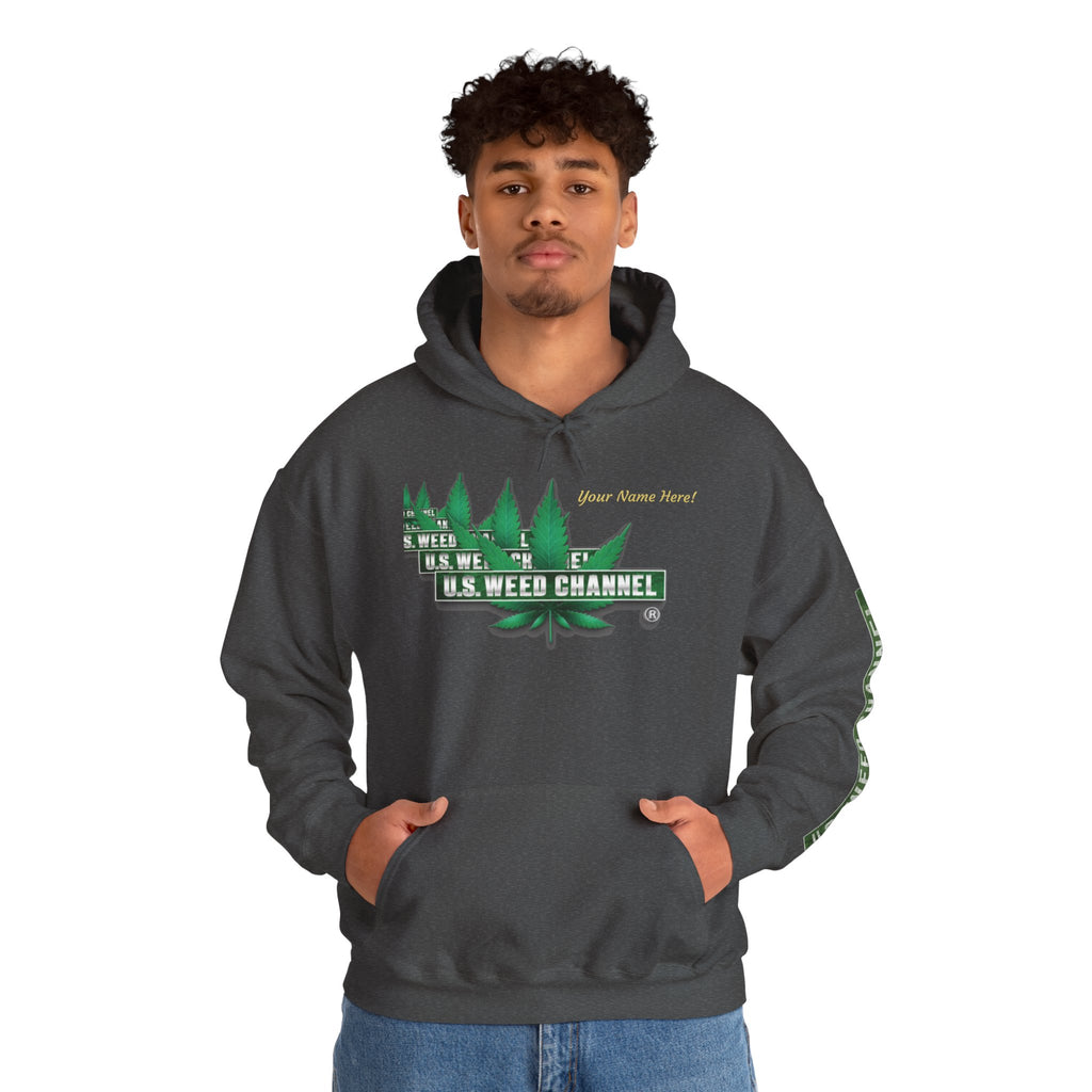U.S. Weed Channel Hoodie — Repeater Logo Pullover