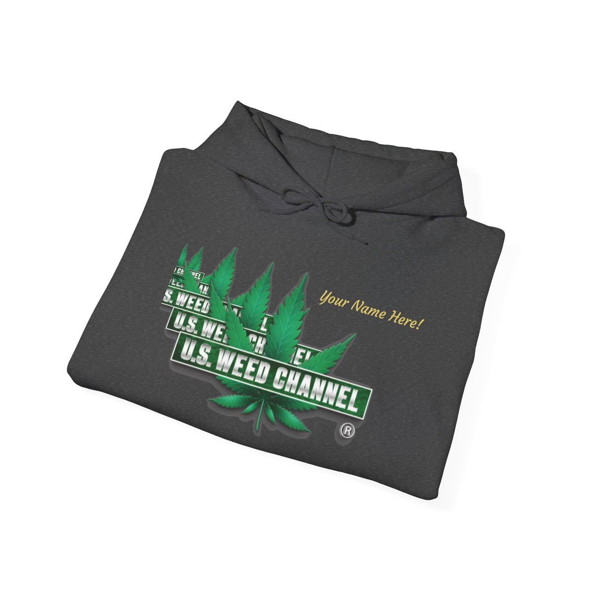 U.S. Weed Channel Hoodie — Repeater Logo Pullover