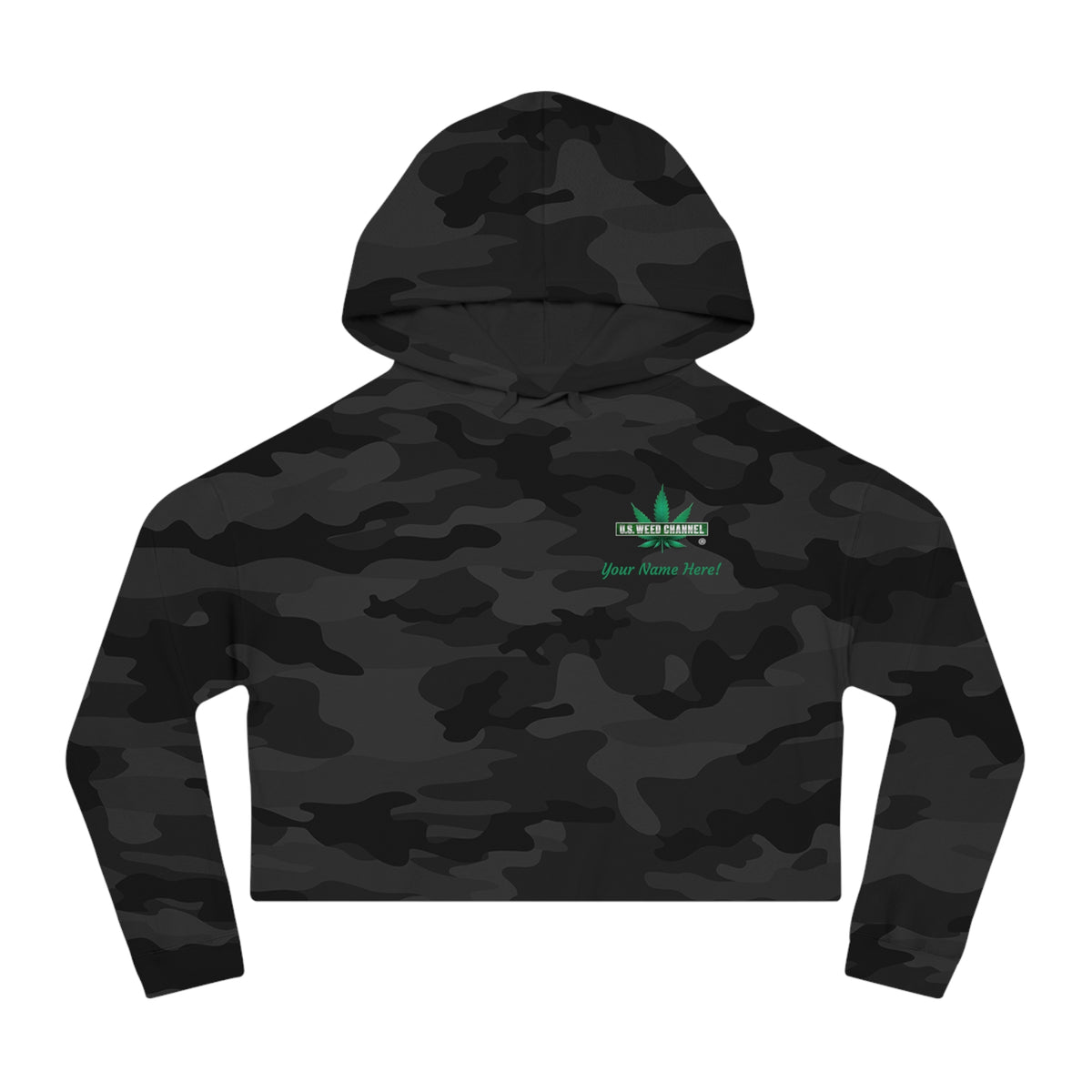 The 'True Love!' Super Comfy Cropped Hoodie - by U.S. WEED CHANNEL