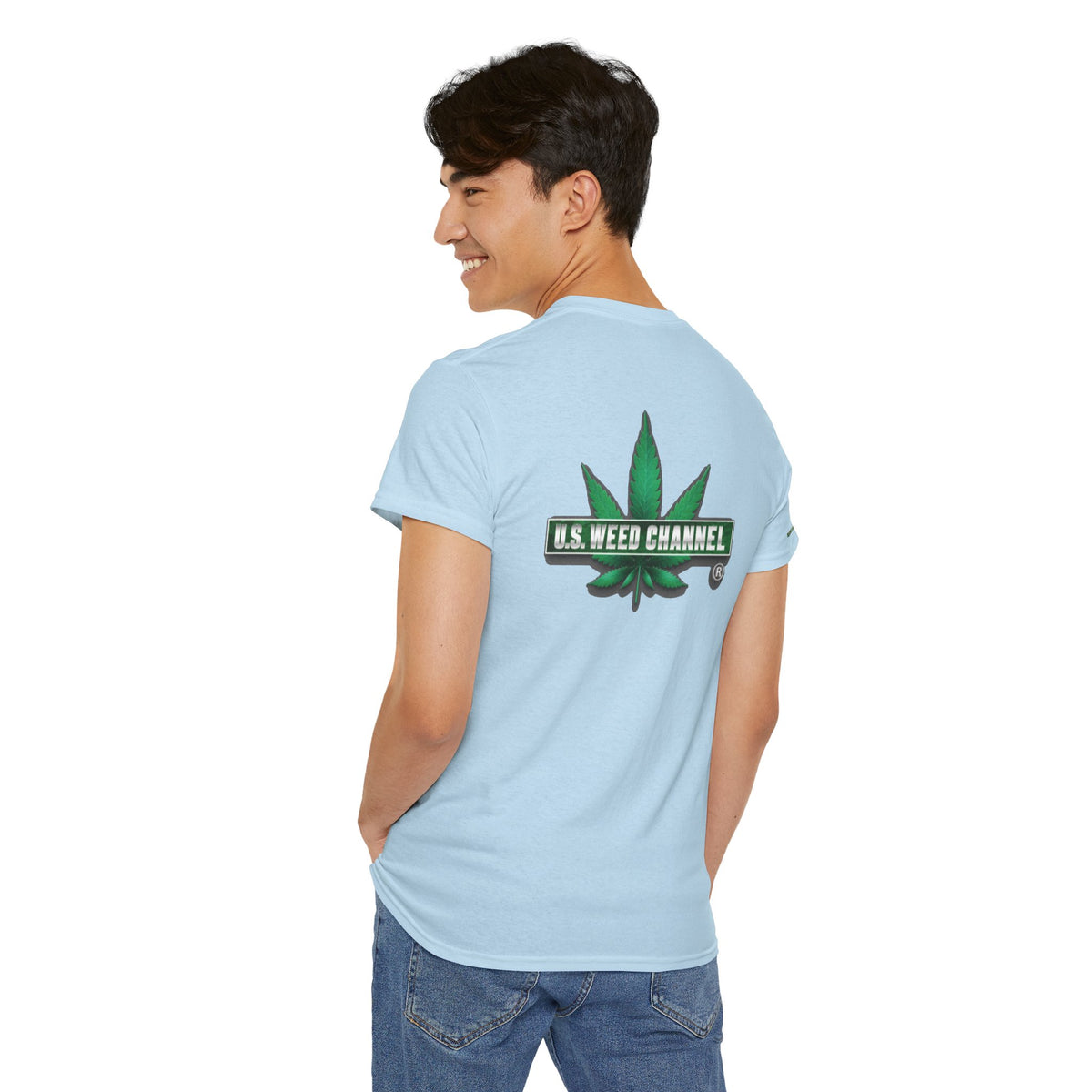 U.S. WEED CHANNEL 'Basics' T-Shirt – USWC Logo Tee