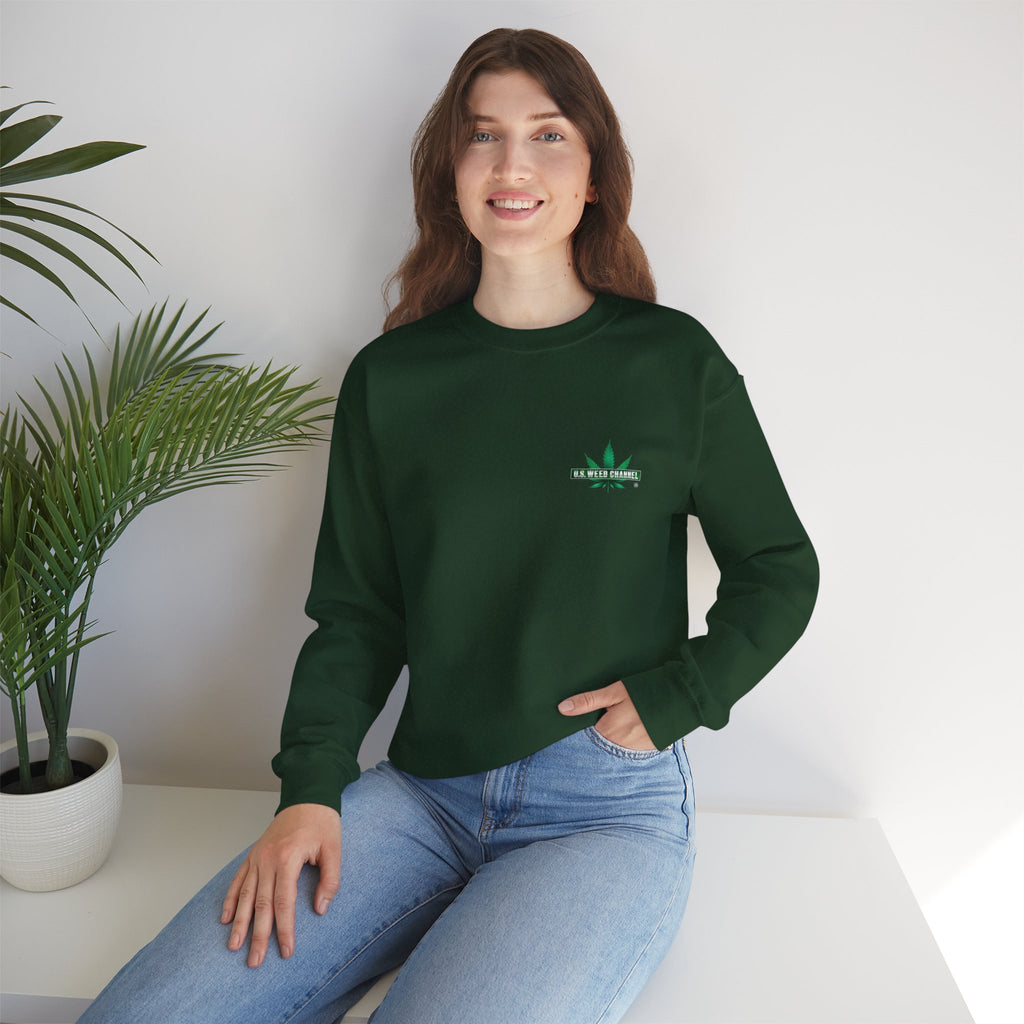U.S. WEED CHANNEL Basics - Crewneck Everyone Sweatshirt