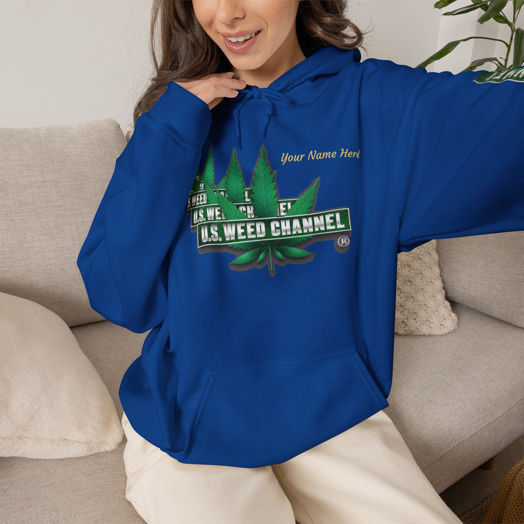 U.S. Weed Channel Hoodie — Repeater Logo Pullover