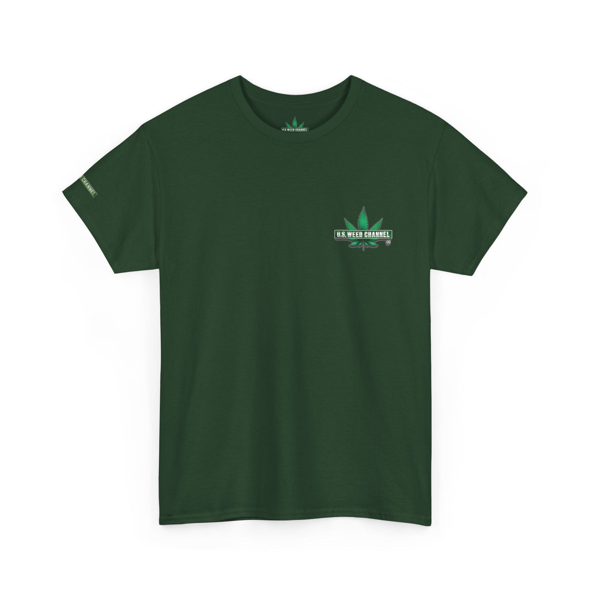 U.S. WEED CHANNEL 'Basics' T-Shirt – USWC Logo Tee