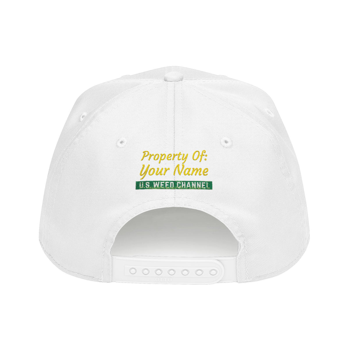 The 'Pass That Time' Mid Profile Baseball Cap by U.S. WEED CHANNEL