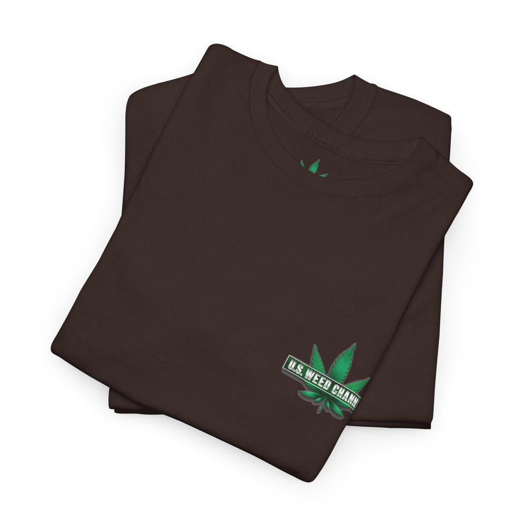 U.S. WEED CHANNEL 'Basics' T-Shirt – USWC Logo Tee