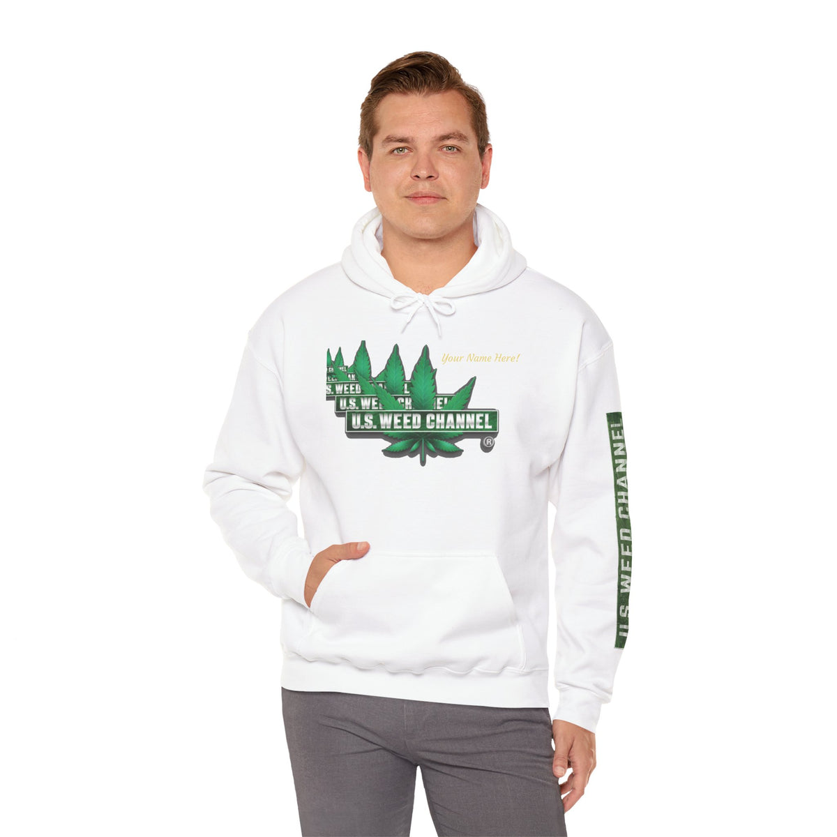 U.S. Weed Channel Hoodie — Repeater Logo Pullover