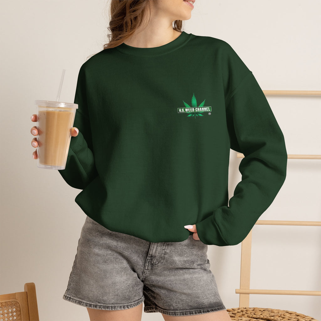 U.S. WEED CHANNEL Basics - Crewneck Everyone Sweatshirt
