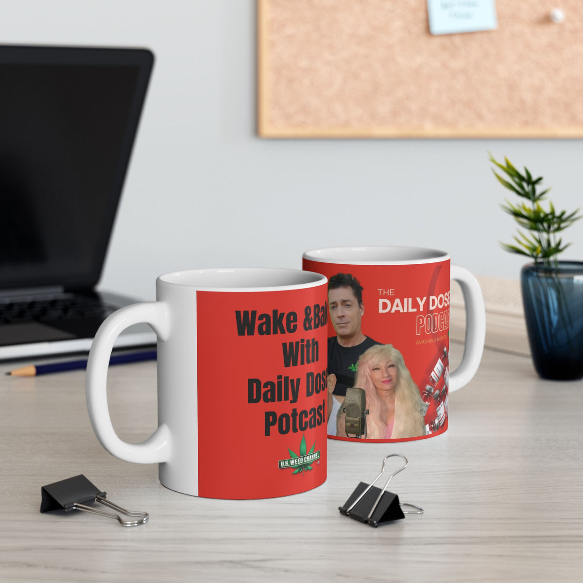 The Daily Dose Potcast - Wake & Bake - Java Mug