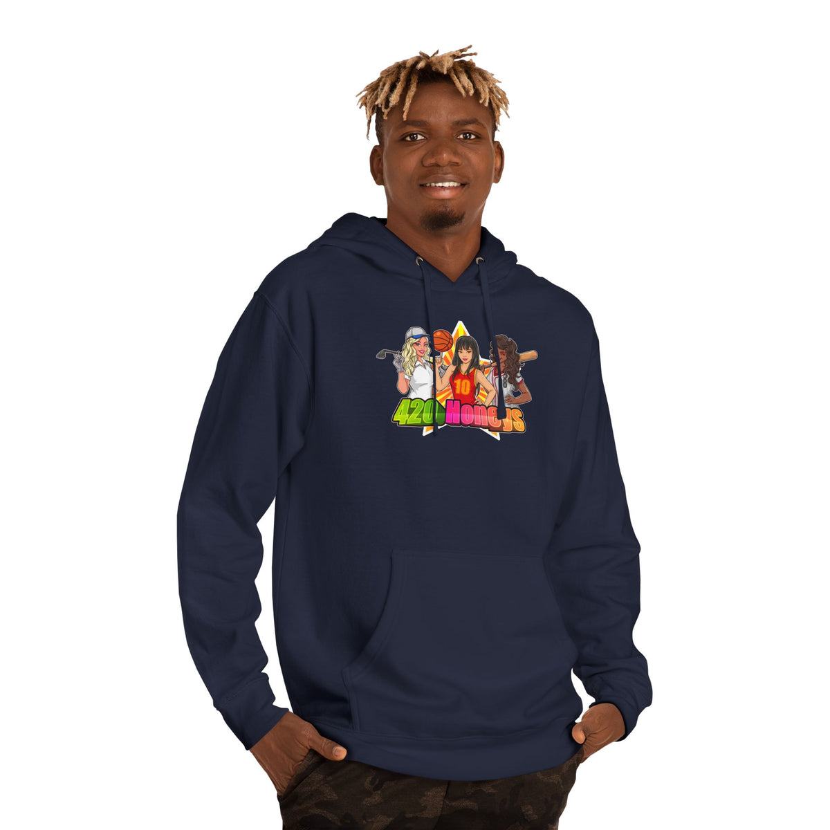 420 Honeys Women’s Cropped Hooded Sweatshirt
