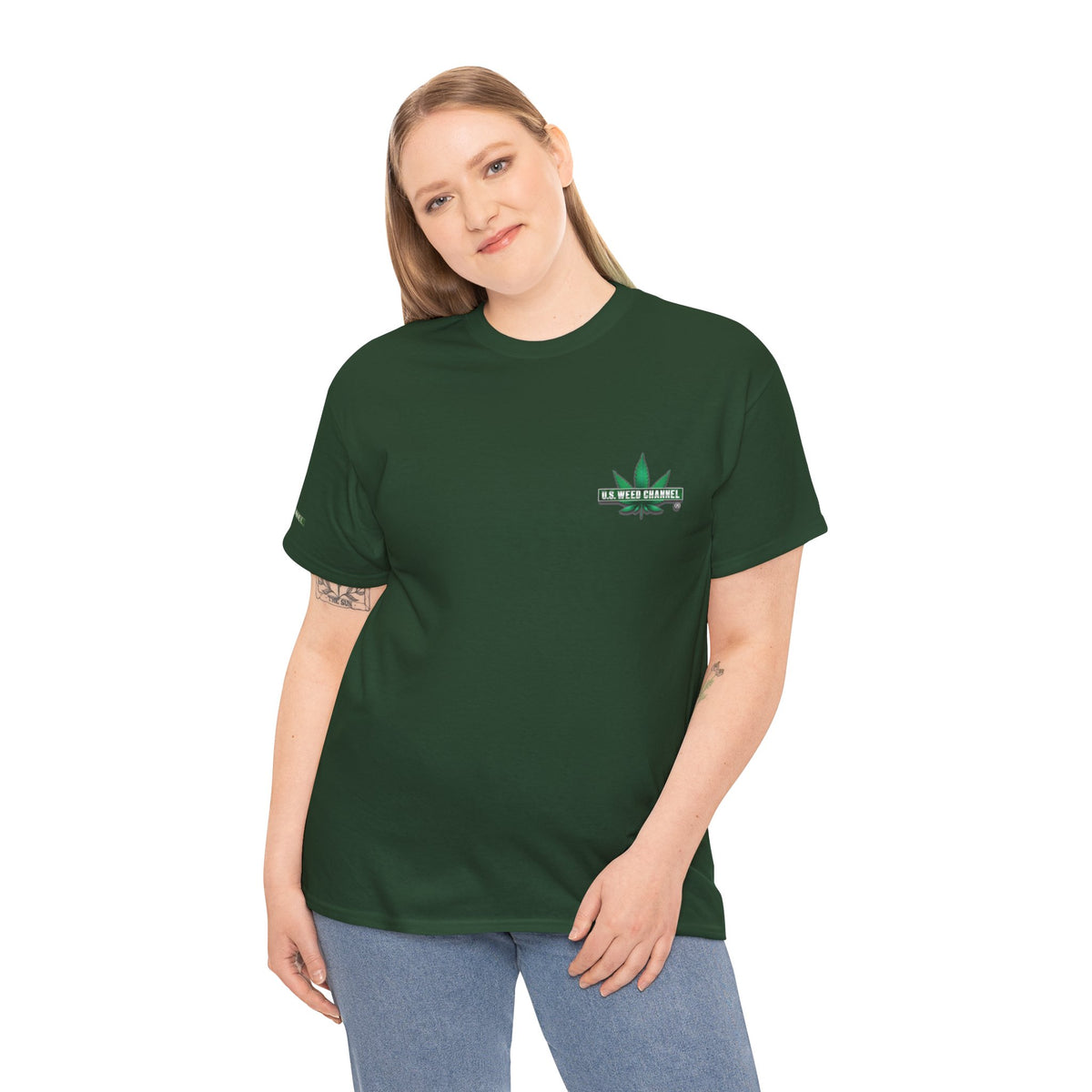 U.S. WEED CHANNEL 'Basics' T-Shirt – USWC Logo Tee