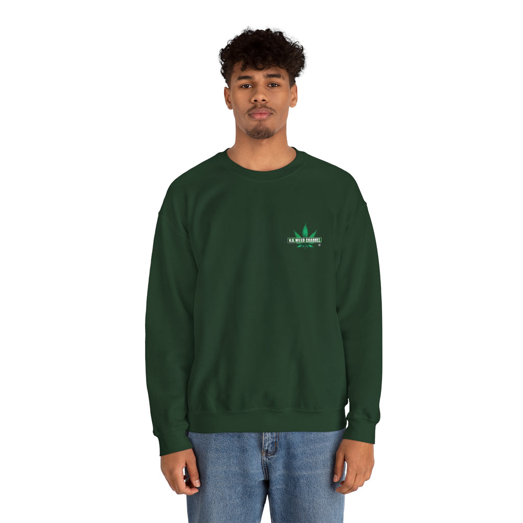 U.S. WEED CHANNEL Basics - Crewneck Everyone Sweatshirt