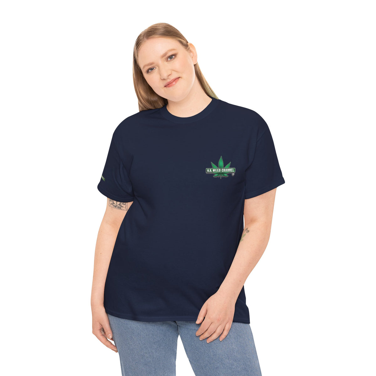 U.S. WEED CHANNEL 'Basics' T-Shirt – USWC Logo Tee